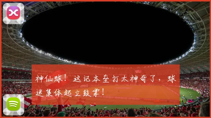 神仙球！这记本垒打太神奇了，球迷集体起立鼓掌！